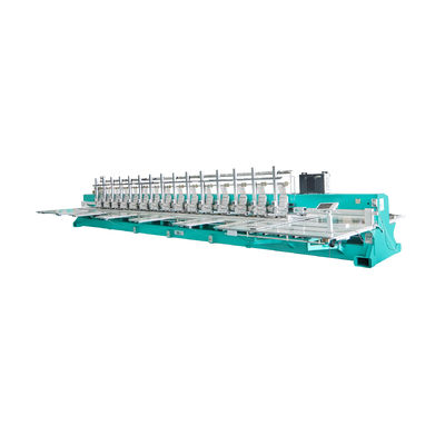 12 koppen Lasersnij- en borduurmachine Computerized 10.5M*2.3M*1.25M