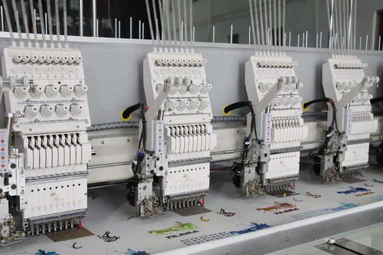 Industriële computergebruikte borduurmachine van 4500 kg 22 hoofd 9 naalden