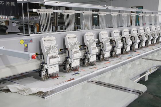 220V 380V Twin Sequin High Speed Borduurmachine 9 Naald 20 Koppen