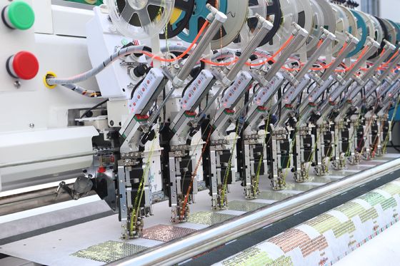 Computer Dubbele 22 koppen Vier naald borduurmachine Duurzaam