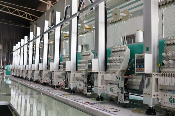 15 koppen laser snijden borduurmachine 220V 380V Full Fabric Borduurmachine