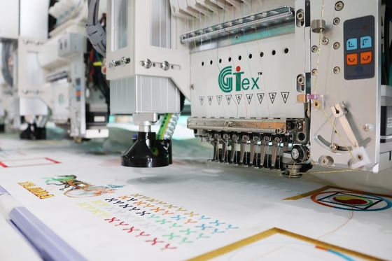 Computerized cord embroidery machine met laser snij systeem