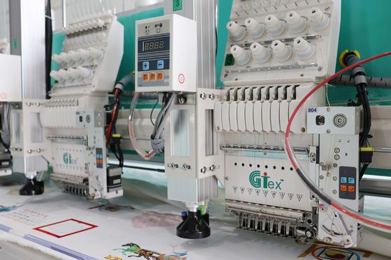Computerized Cording Embroidery Machine, Laser Cut Embroidery Machine 18 hoofd