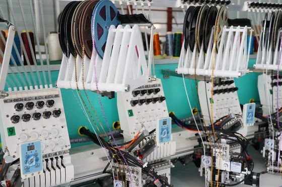 Computer 6 maten Sequins Borduurmachine 9 Naalden 20 Koppen Borduurapparatuur