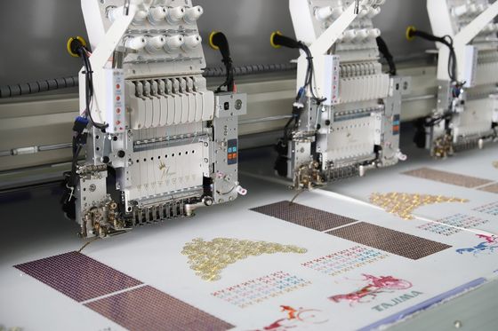 13 Taal Cording Borduurmachine High Speed Twin Sequin Borduurmachine