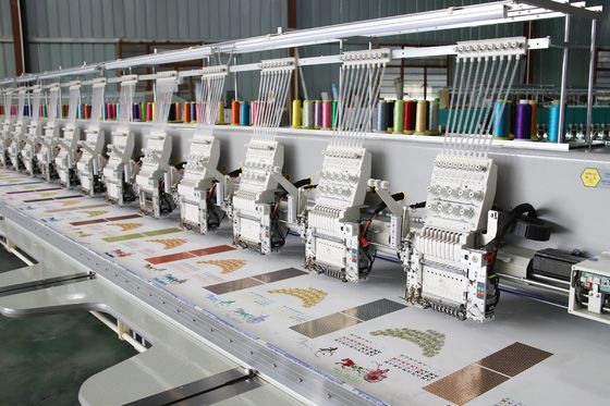 15 Koppen Cording Borduurmachine 9 Naald Computerized Twin Sequin Borduurmachine