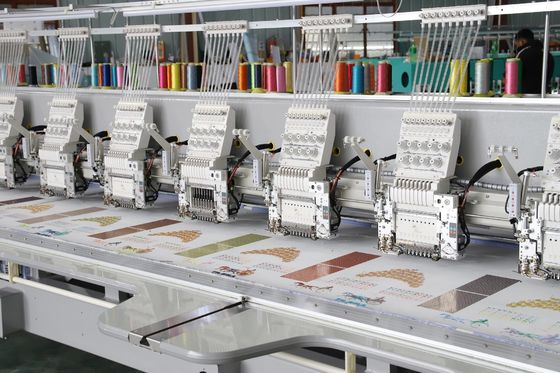 9 Naalden Dubbele Sequin &amp; Cording Borduurmachine 15 Hoofd 1 Jaar Garantie