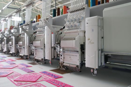 15 koppen gemengde handdoek borduurmachine, Sequins borduurmachine gecomputereerd