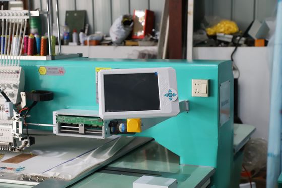 1515 Machine voor het borduurwerk met een enkel zakdoek 10 koppen Computerborduurmachine