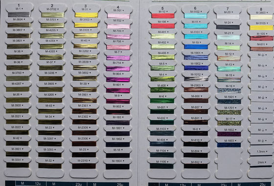 100% polyester geborduurd garen 120D computer geborduurd draad