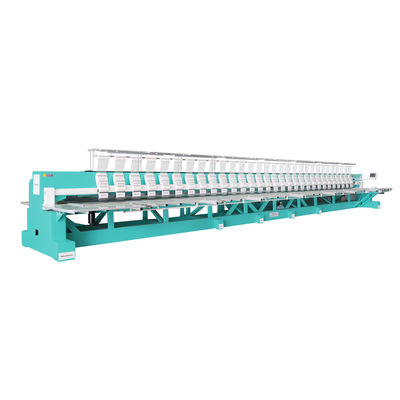 30 koppen 9 naalden platte borduurmachine met dubbele cam single reciprocator