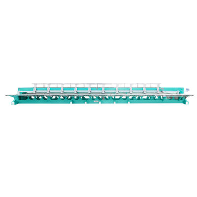 Flat Computerized Embroidery Machine 12 Naald Commerciële Borduurmachine hoge snelheid