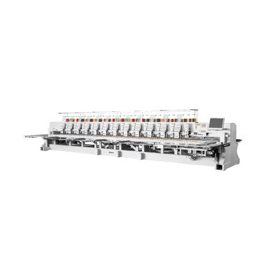 Gemengde lint borduurmachine 10 koppen plus 10 koppen platte borduurmachine