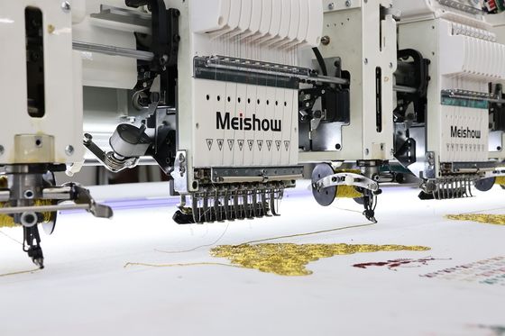 12 koppen gemengd lint borduurwerk Computermachine hoge snelheid