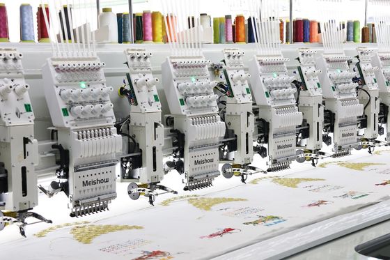 12 koppen gemengd lint borduurwerk Computermachine hoge snelheid